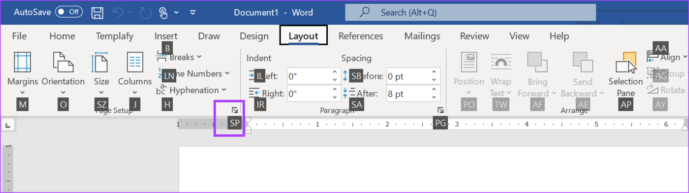 4 mejores formas de acceder al cuadro de diálogo Configurar página en Microsoft Word