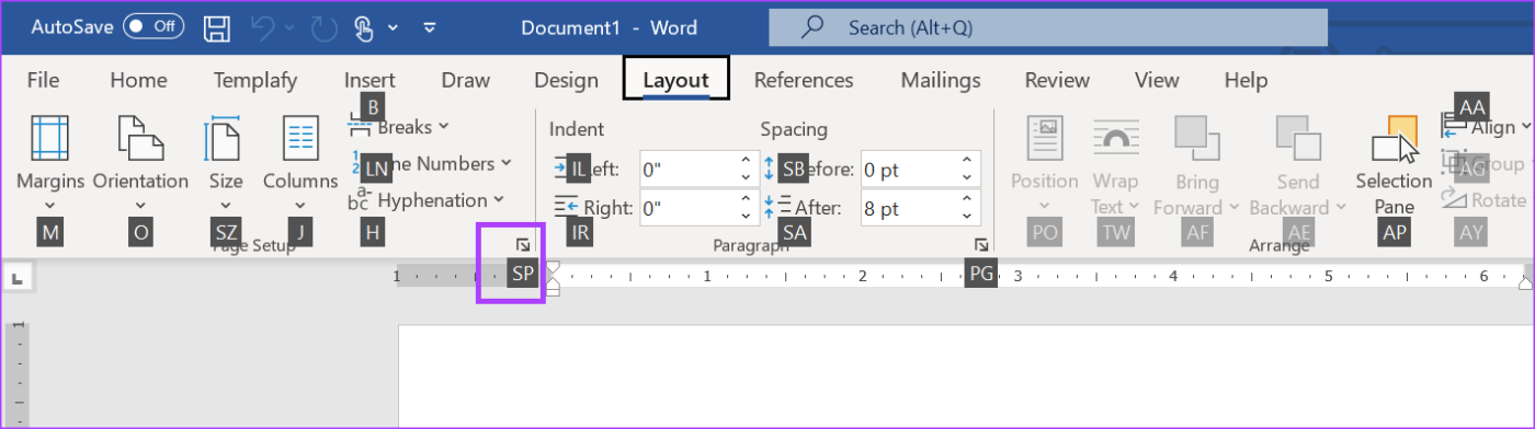 4 beste manieren om toegang te krijgen tot het dialoogvenster Pagina-instelling in Microsoft Word