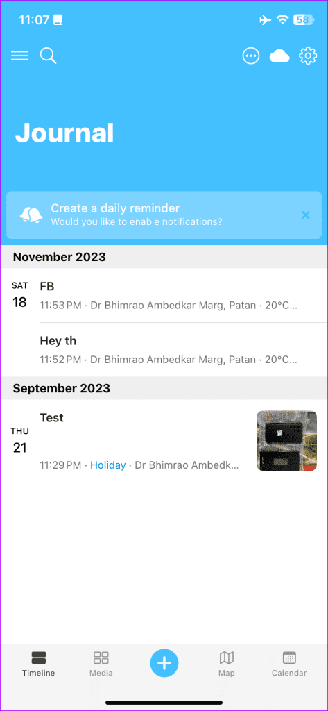 Apple Journal vs. primeiro dia: qual aplicativo de registro no diário é melhor