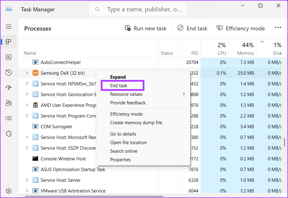 การแก้ไข 9 อันดับแรกสำหรับ 'Samsung DeX ไม่ทำงาน' บน Windows 11