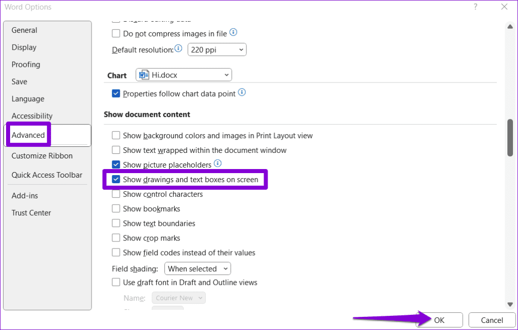 Las 7 soluciones principales para el error "Esta imagen no se puede mostrar actualmente" en Microsoft Word