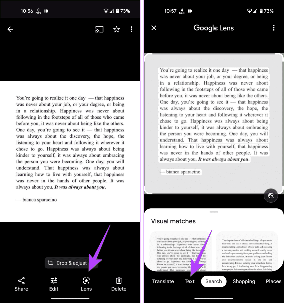 3 manieren om Google Lens te gebruiken om tekst uit een afbeelding te kopiëren