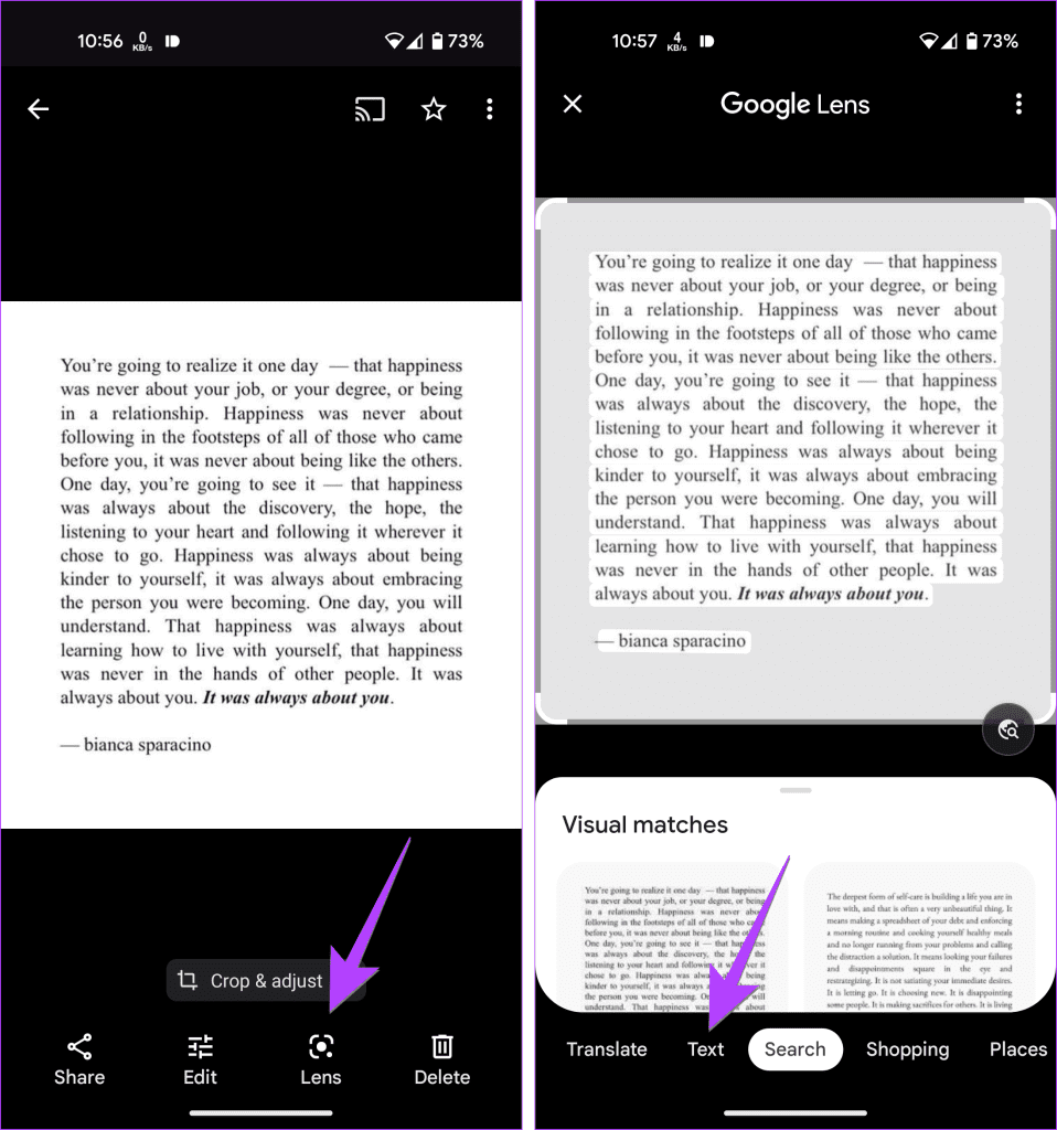 3 formas de utilizar Google Lens para copiar texto de una imagen