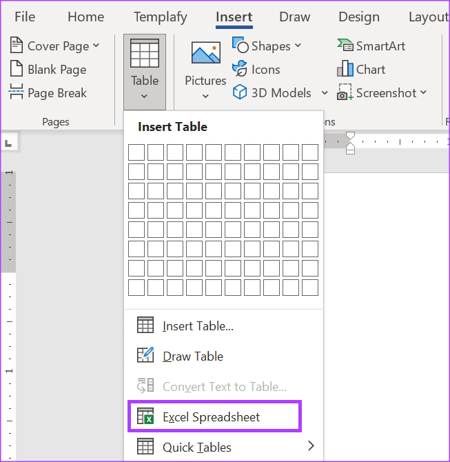 3 วิธีในการแทรกสเปรดชีต Excel ลงในเอกสาร Word