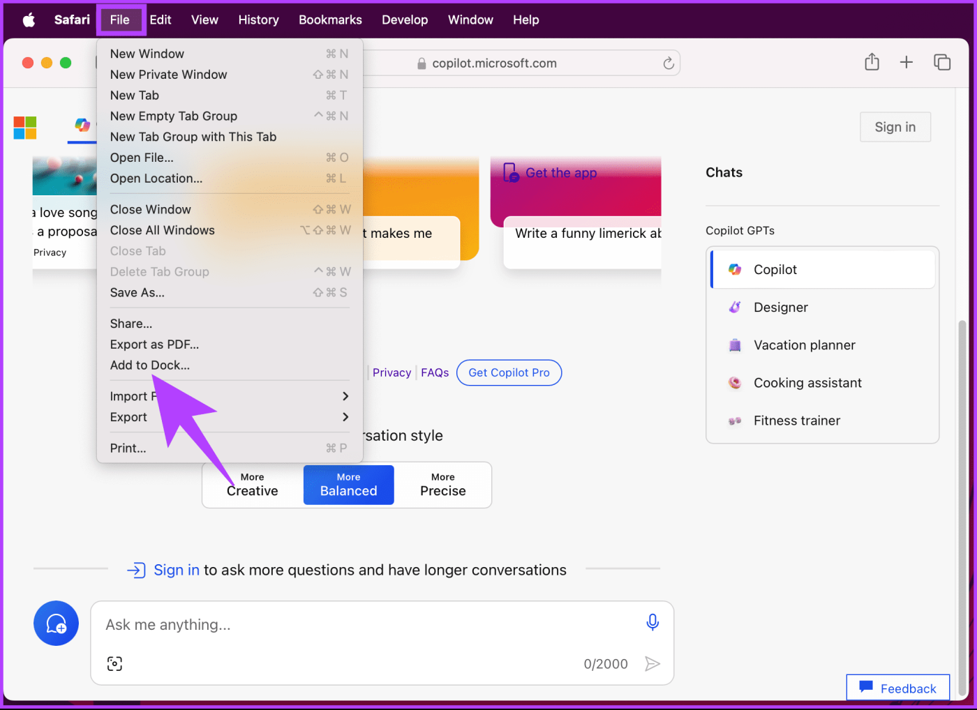 Mac에서 Microsoft Copilot을 얻는 방법