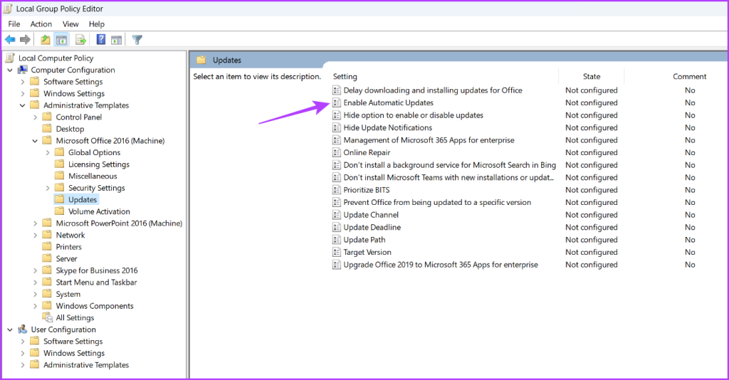 4 meilleures façons de désactiver les mises à jour Office sur Windows 11
