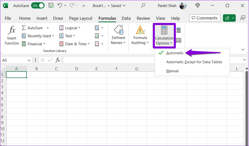 7 วิธียอดนิยมในการแก้ไขการป้อนอัตโนมัติไม่ทำงานใน Microsoft Excel สำหรับ Windows