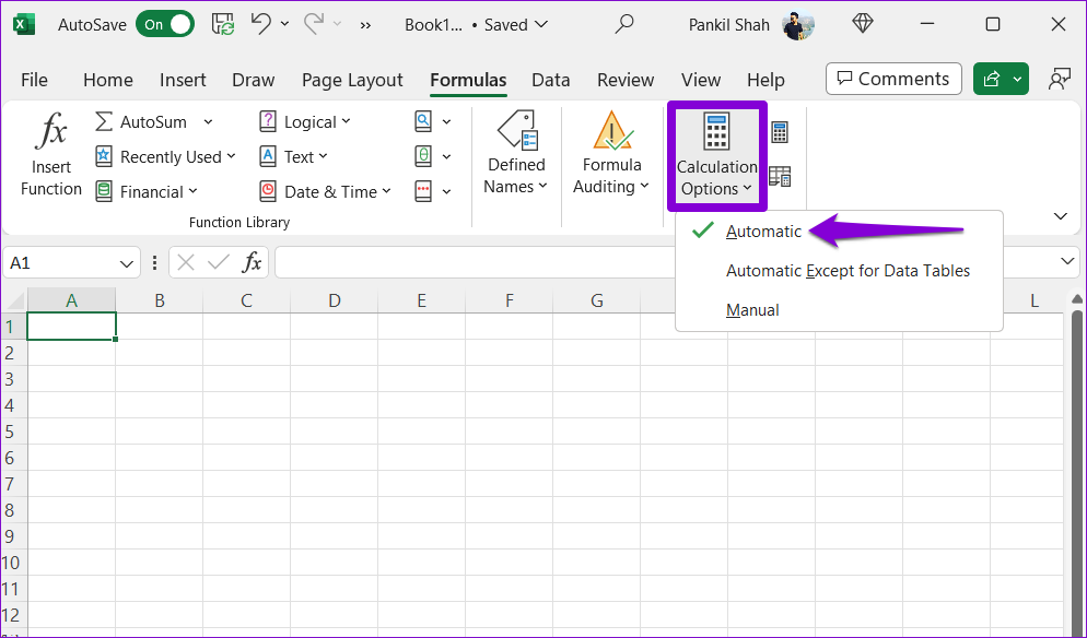 修復自動填入在 Windows 版 Microsoft Excel 中不起作用的 7 種主要方法