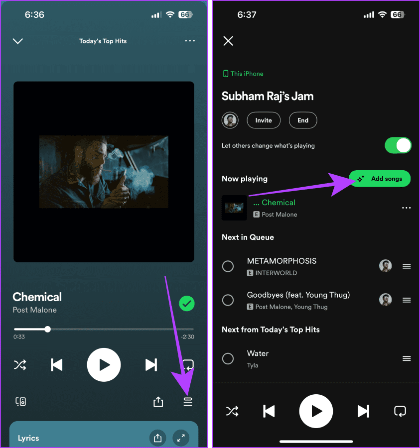 วิธีเริ่มเซสชัน Spotify Jam กับเพื่อน ๆ