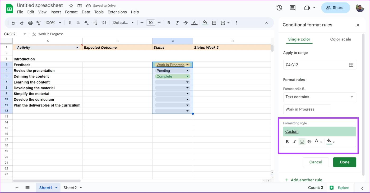 Cómo crear, editar y eliminar listas desplegables en Google Sheets