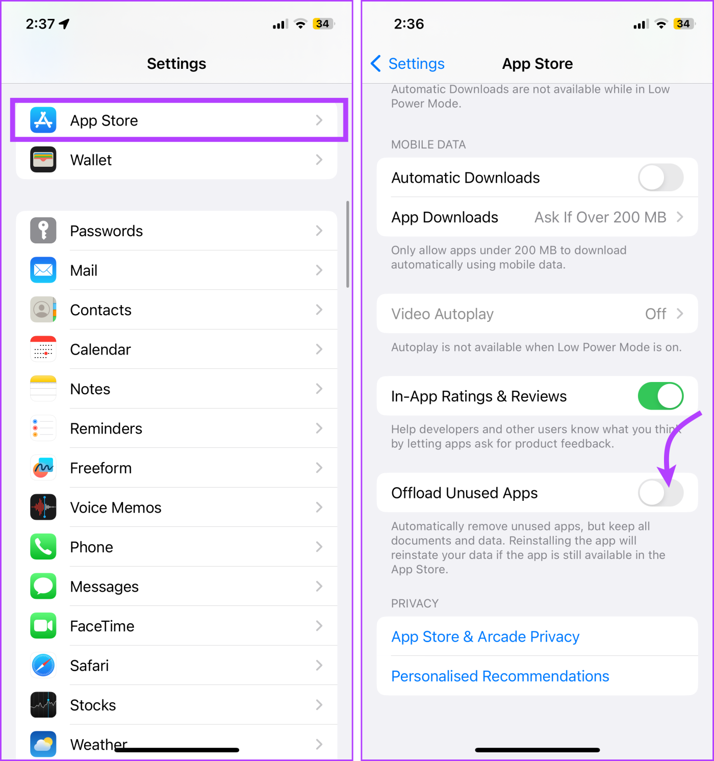 Cómo descargar aplicaciones no utilizadas en iPhone o iPad