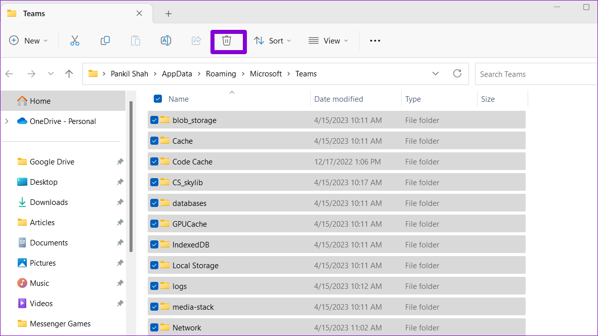 Windows 上の Microsoft Teams で問題エラーが発生した場合のトップ 7 の修正