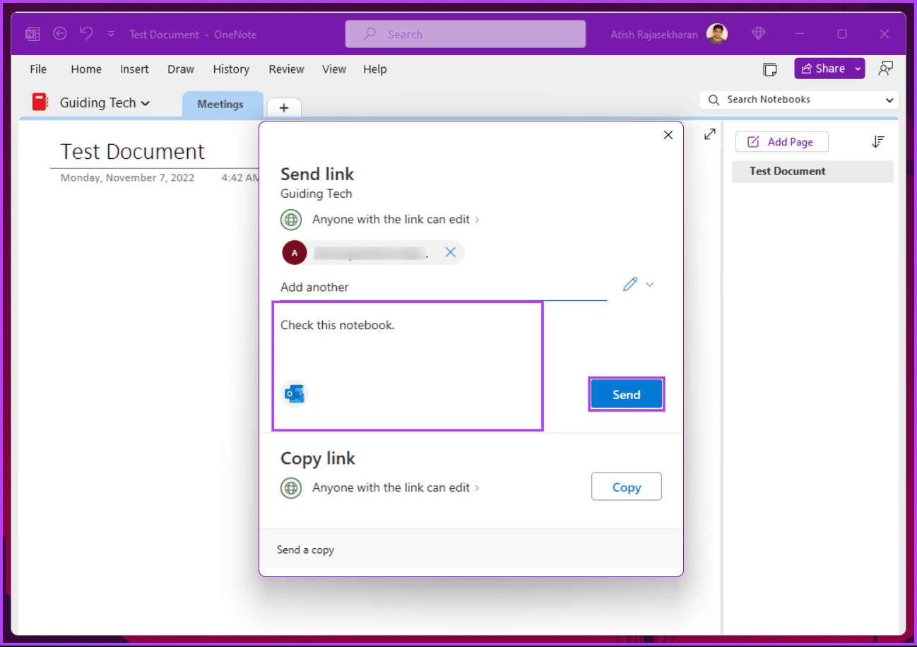 วิธีแชร์สมุดบันทึก OneNote บนเดสก์ท็อปและอุปกรณ์เคลื่อนที่