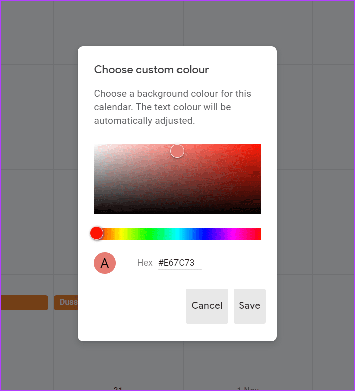 3 formas de cambiar colores en Google Calendar