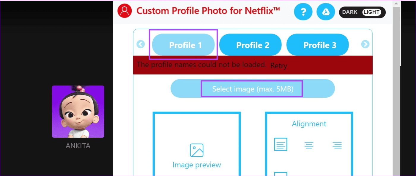 Netflixでカスタムプロフィール写真を設定する方法
