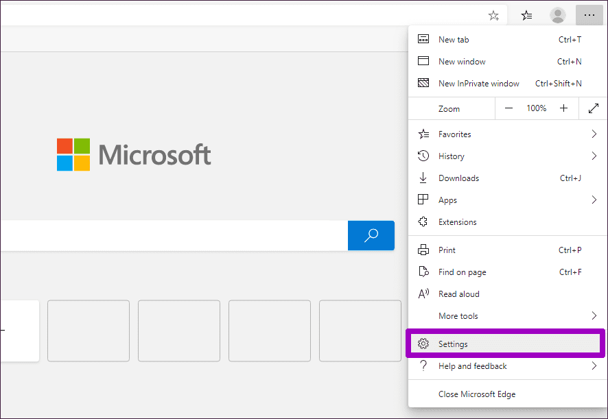 Como limpar cache e cookies no Microsoft Edge