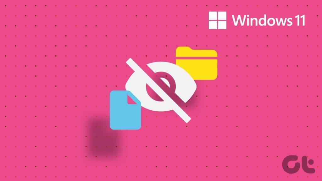 Cómo ocultar archivos y carpetas en Windows 11