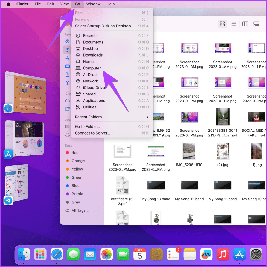 คอมพิวเตอร์ของฉันหรือ File Explorer บน Mac อยู่ที่ไหน