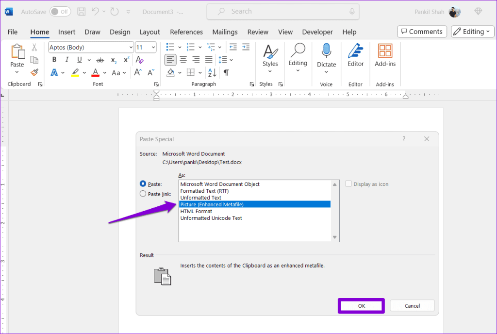 Cómo guardar un documento de Word como imagen