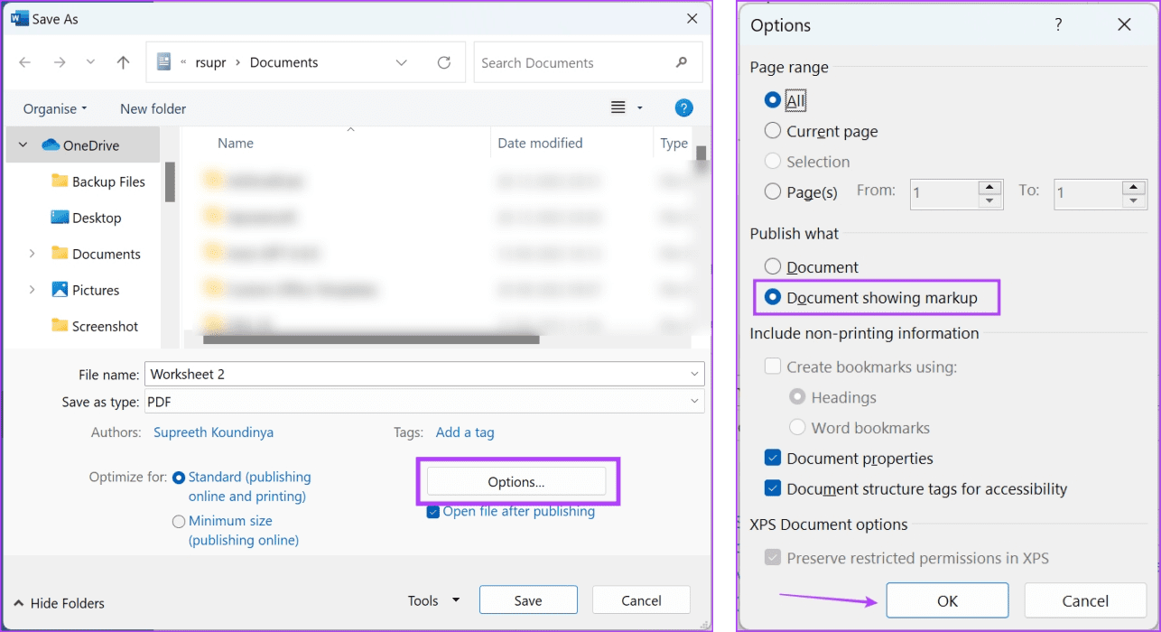 Jak zapisać dokument programu Word jako plik PDF w systemie Windows i Mac