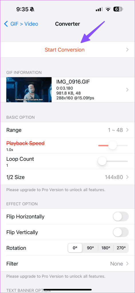 iPhoneでGIFをMP4に変換する4つの方法