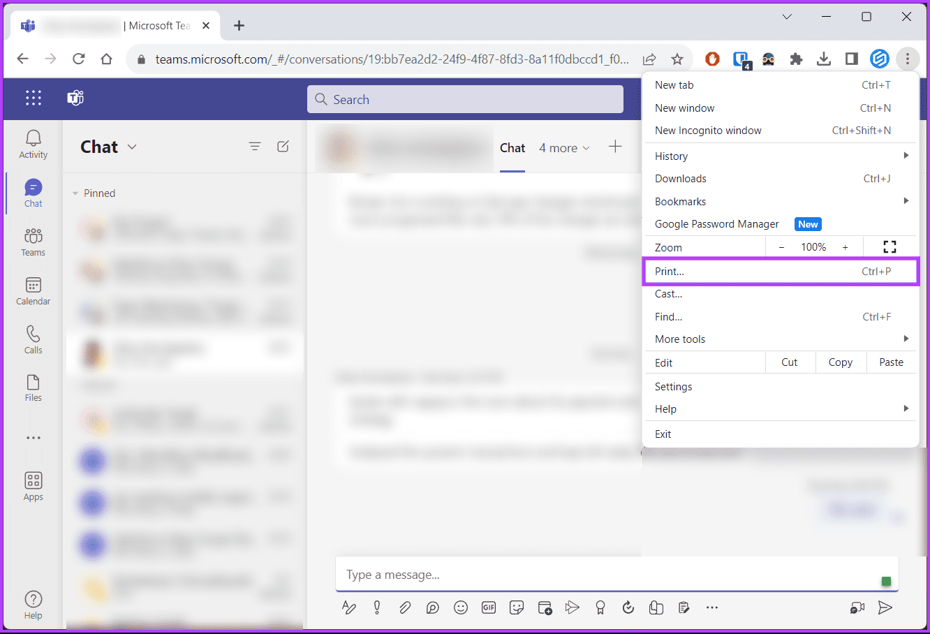 6 modi per esportare la cronologia chat di Microsoft Teams