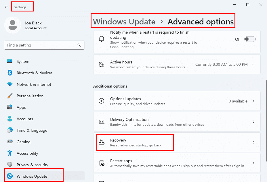 如何停止正在进行的Windows 11更新