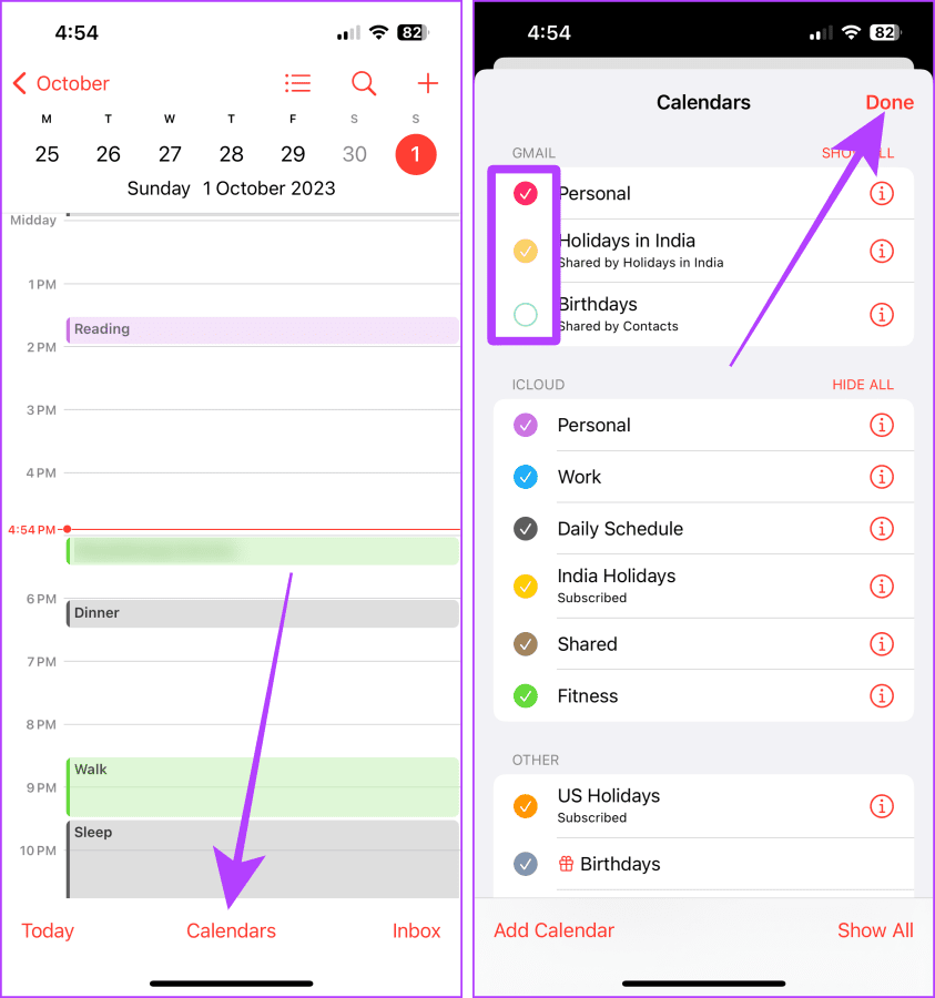 Cómo usar y compartir Google Calendar en iPhone