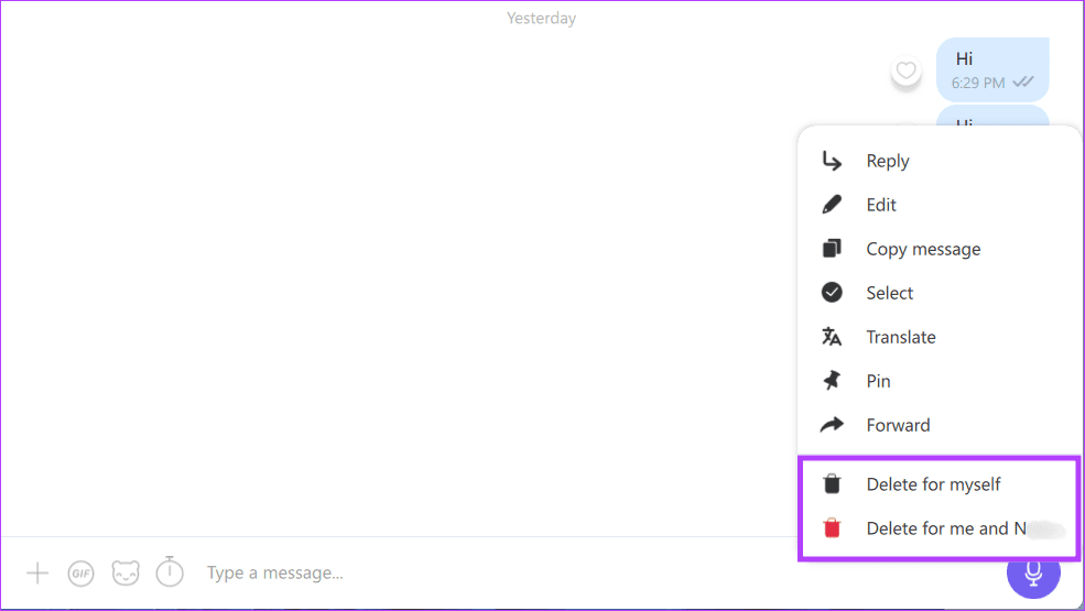 Comment supprimer des messages dans Viber