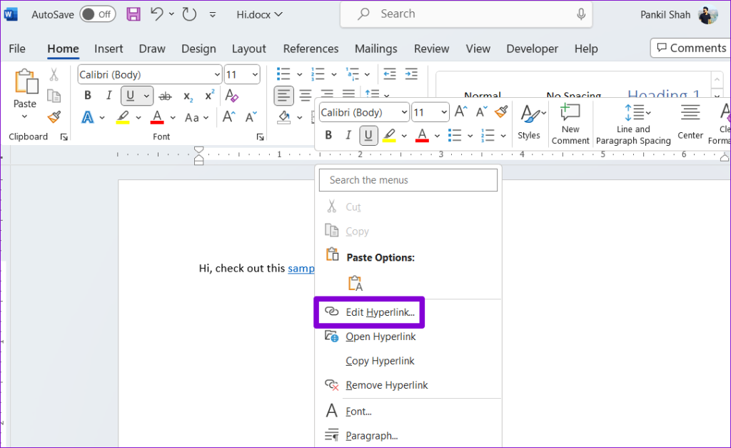 I 6 modi principali per correggere i collegamenti ipertestuali che non funzionano in Microsoft Word per Windows