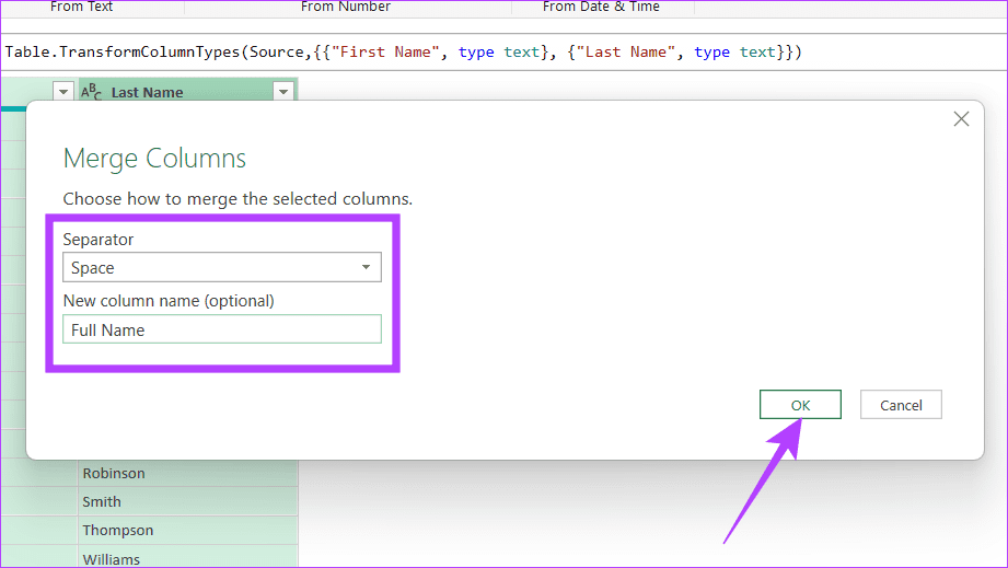 在 Microsoft Excel 中組合名字和姓氏的 6 種常用方法