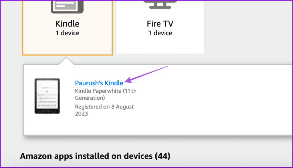 Amazon アカウントから Kindle デバイスを削除する方法