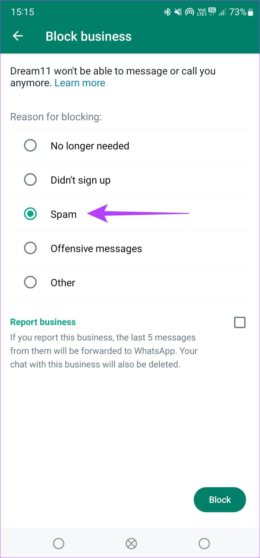 Hoe onbekende nummers op WhatsApp te blokkeren
