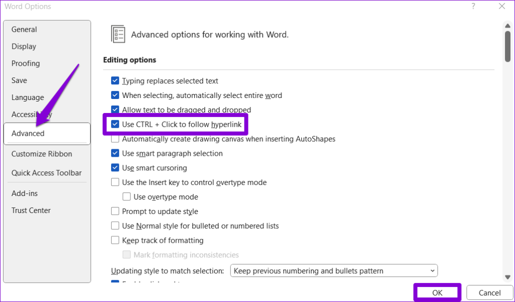 I 6 modi principali per correggere i collegamenti ipertestuali che non funzionano in Microsoft Word per Windows