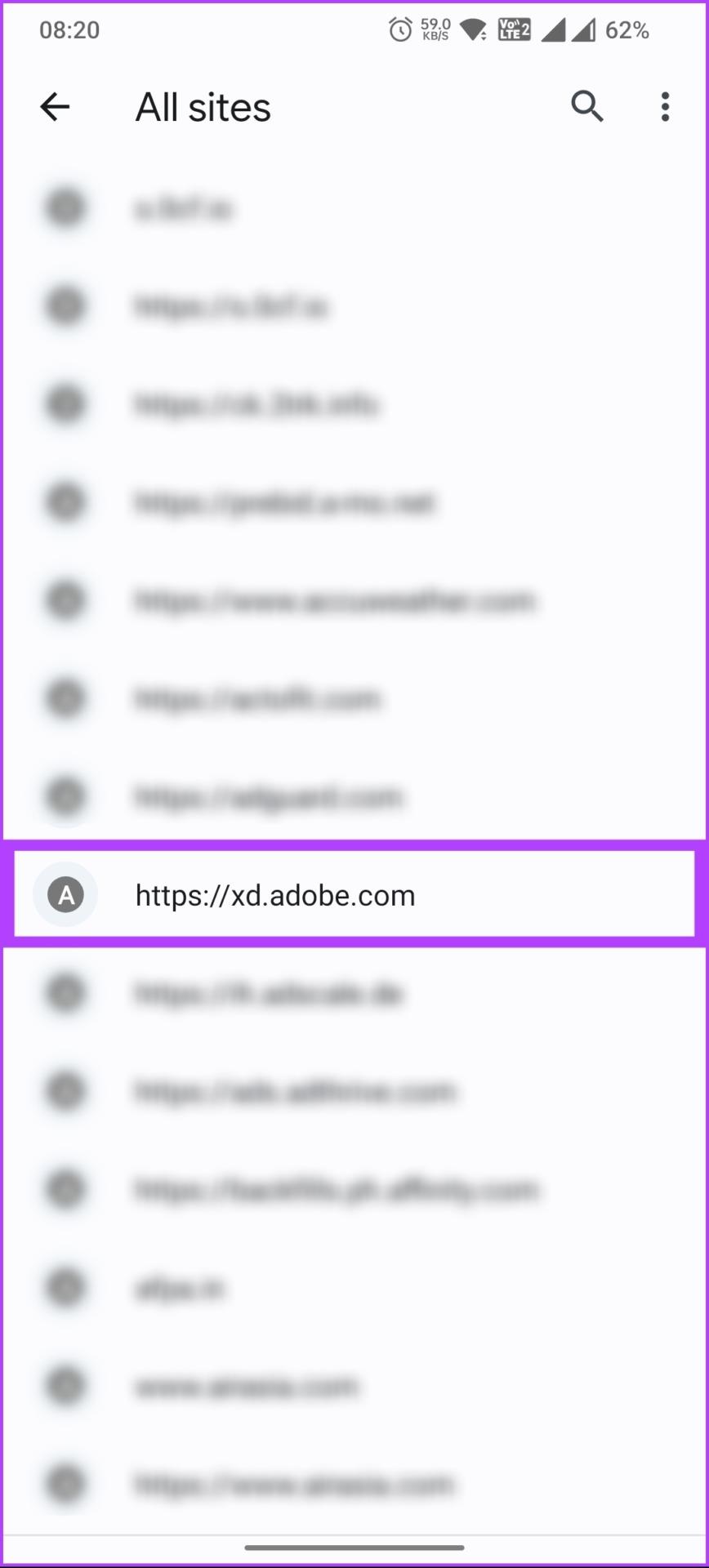 Cookies en cache wissen in Chrome voor één site