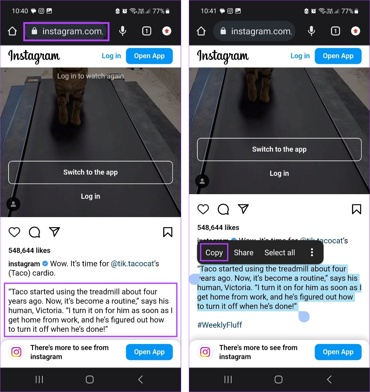 4 façons simples de copier du texte à partir d'une publication Instagram