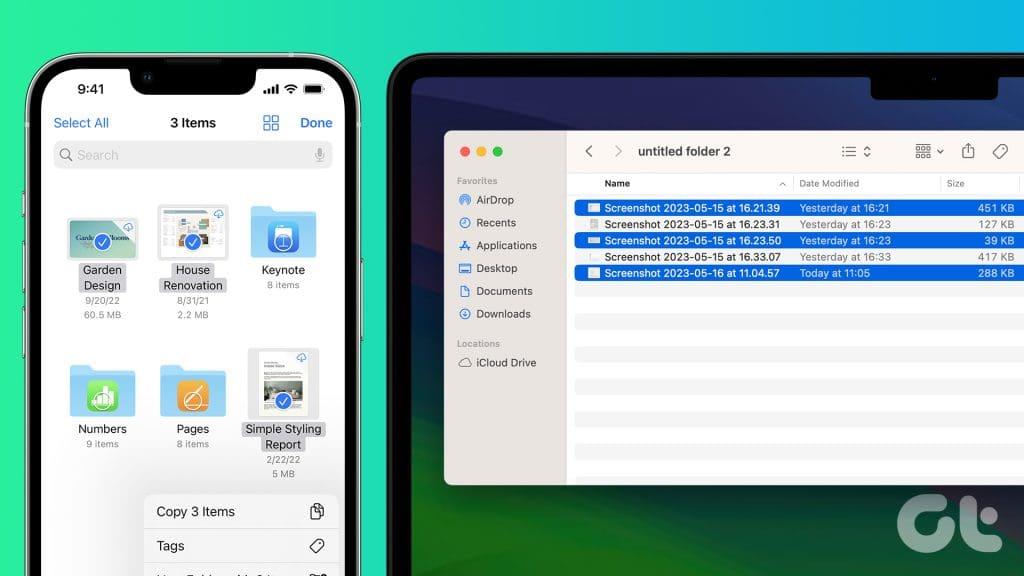 Mac と iPhone で複数のファイル/アイテムを選択する 7 つの方法