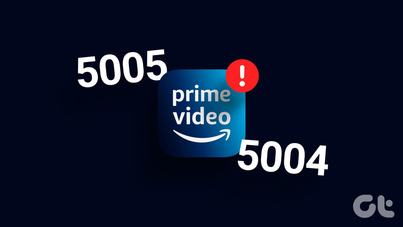 10 วิธีในการแก้ไขรหัสข้อผิดพลาดวิดีโอ Amazon Prime 5004 หรือ 5005