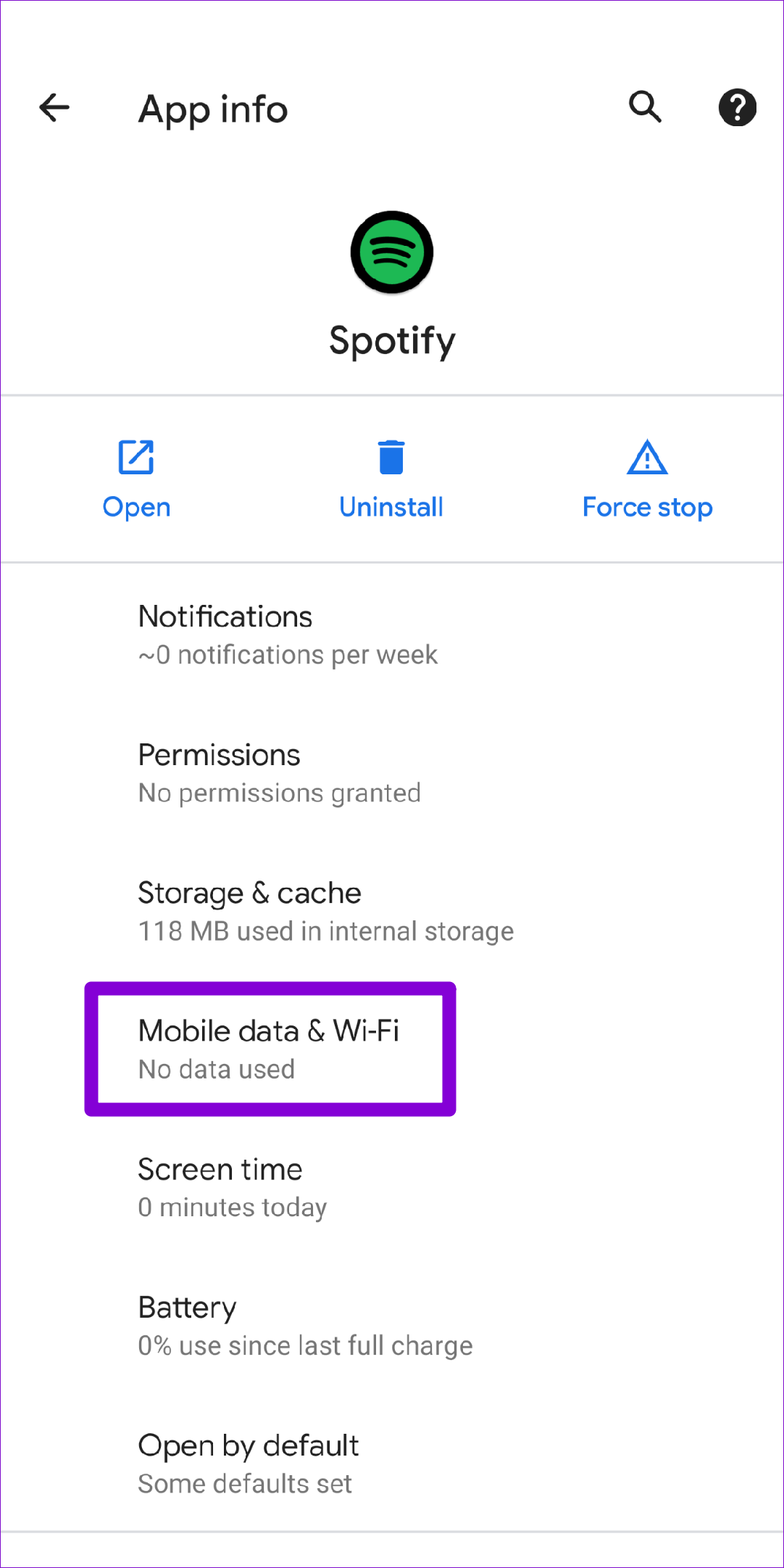 I 6 modi principali per correggere l'errore Spotify Nessuna connessione Internet disponibile su Android