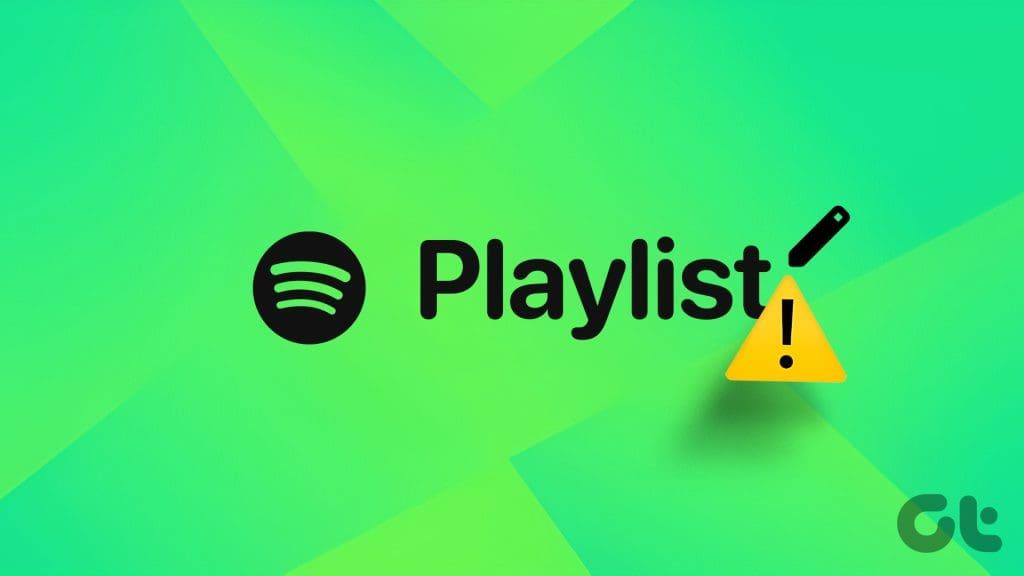 Las 8 soluciones principales para no poder editar listas de reproducción en Spotify