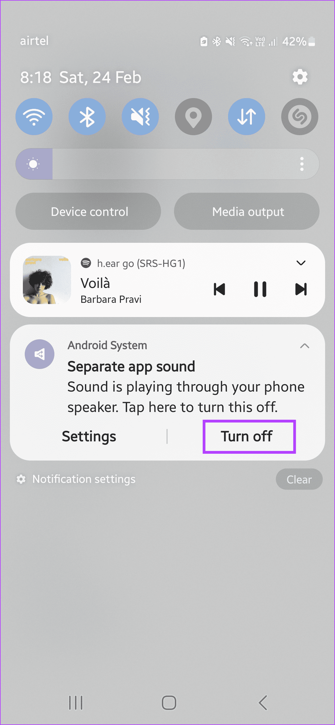 Was ist Samsung Separate App Sound und wie wird es verwendet?