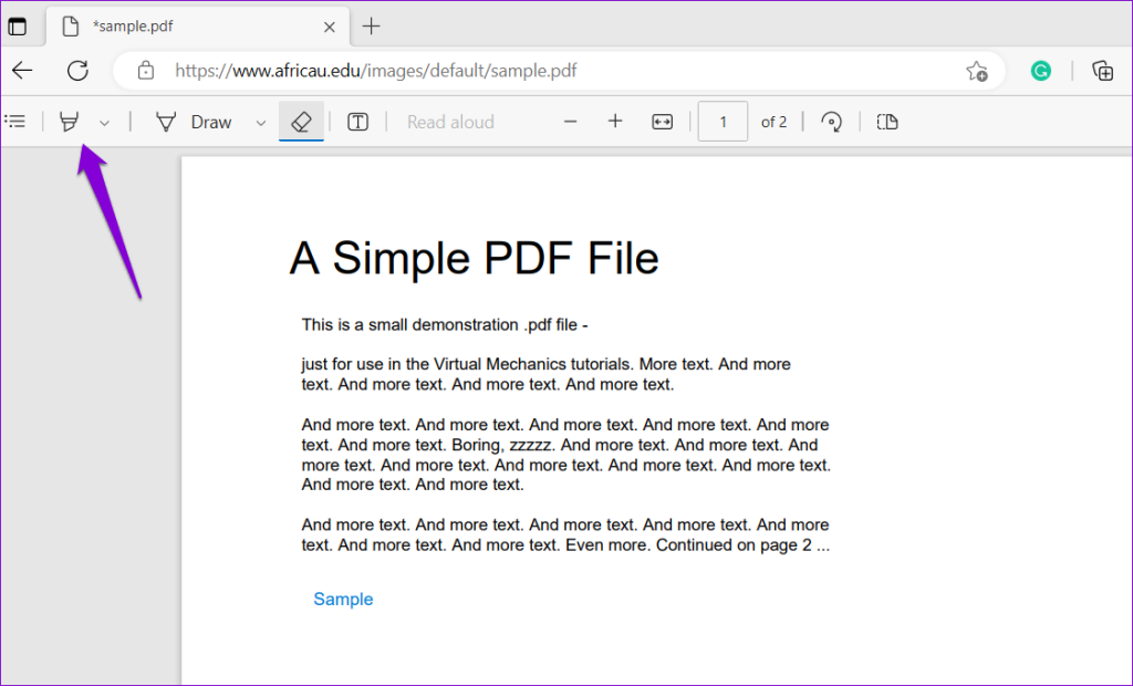 Microsoft Edge の組み込み PDF エディターを使用して PDF を編集する方法