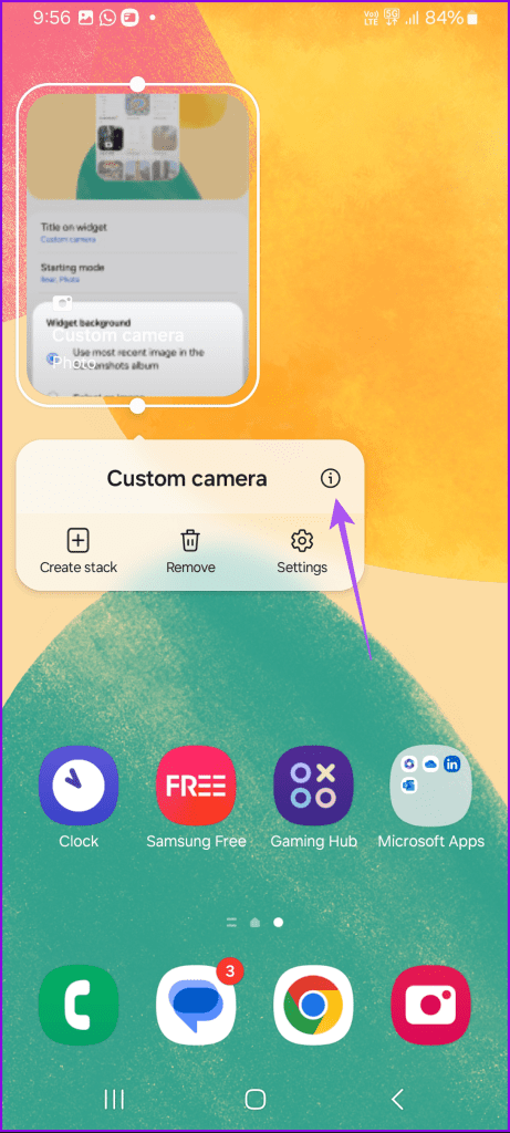 Samsung Galaxy 휴대폰에 사용자 정의 카메라 위젯을 추가하는 방법