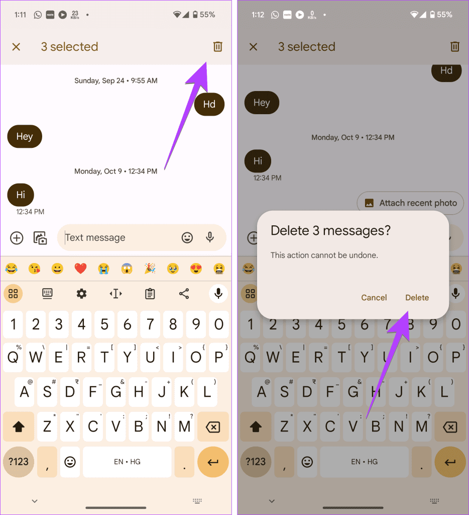Android で複数またはすべてのテキスト メッセージを削除する方法