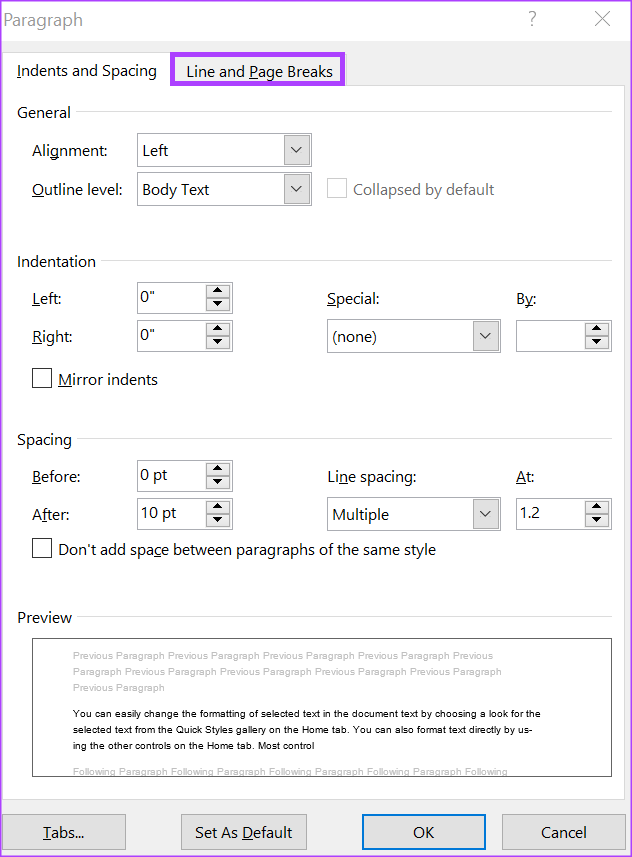 So aktivieren und deaktivieren Sie die Silbentrennung in Microsoft Word