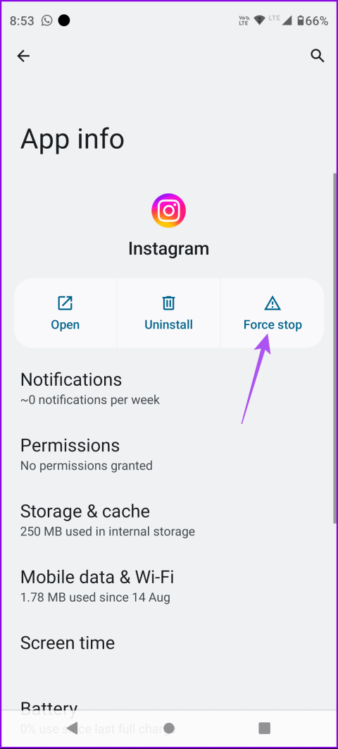 3 طرق لإصلاح مش��لة توقف قصة Instagram عند النشر