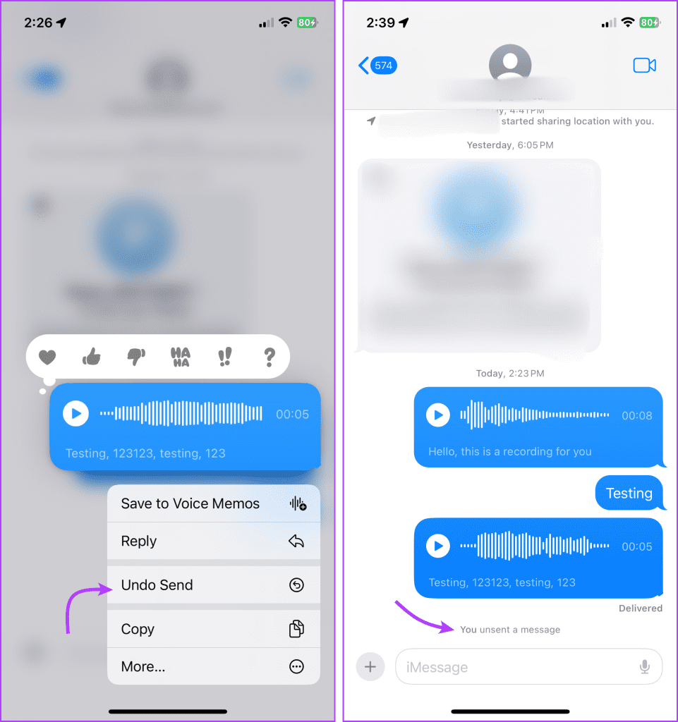 Comment envoyer un message vocal sur iPhone (iOS 17 mis à jour)