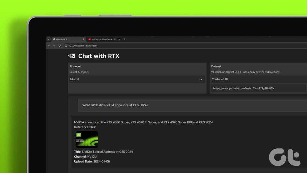 Windows에서 RTX와 함께 NVIDIA Chat을 다운로드하고 사용하는 방법