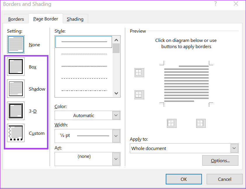 如何在 Microsoft Word 中插入和編輯頁面邊框