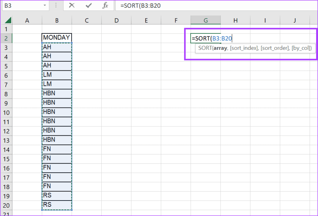 So verwenden Sie die Funktion zum Filtern und Sortieren von Daten in Microsoft Excel